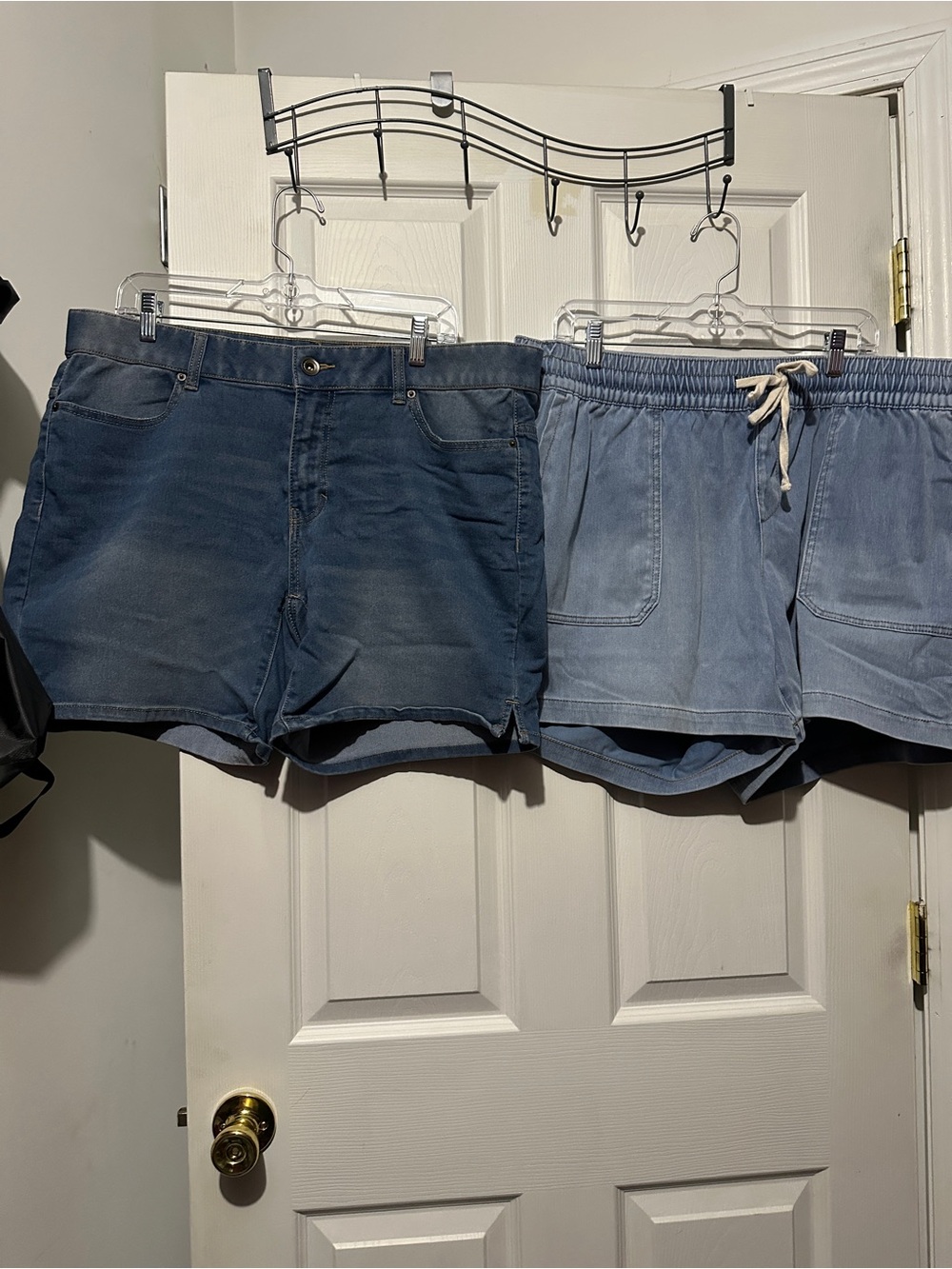 Terra & Sky and Lane Bryant Blue Denim Shorts 2 Pair XXL/16W